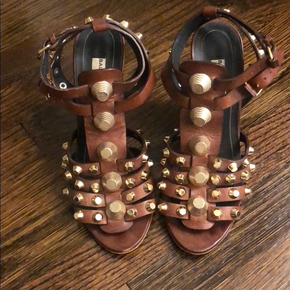 BALENCIAGA Studed wedge 39.5 - Picture 2 of 5